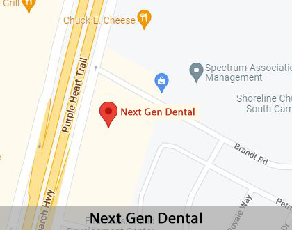Map image for Zoom Teeth Whitening in Austin, TX